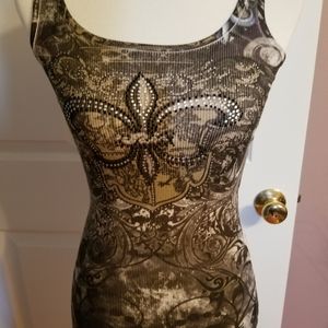 Fleur de lis tank top